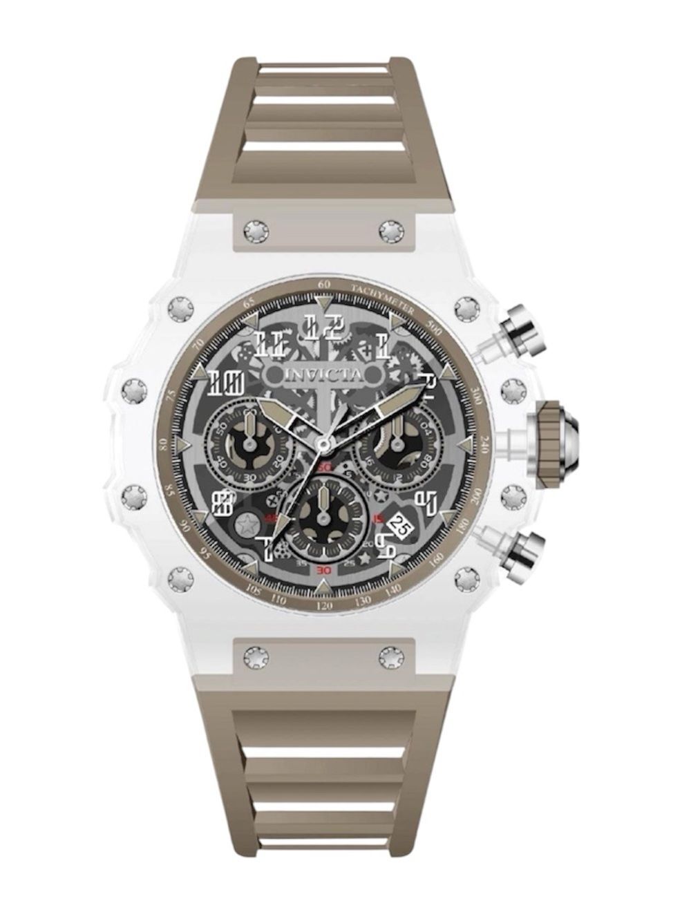 Invicta NEW with Box Racing Vaulthan
Men's Watch - 44mm, Khaki Brown